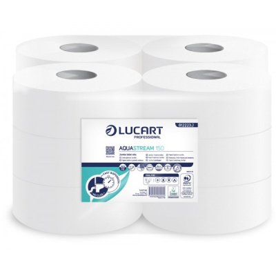 LUCART Carta igienica Aquastream jumbo 150m