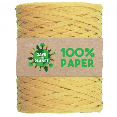 Nastro rafia in carta 68295 colore giallo