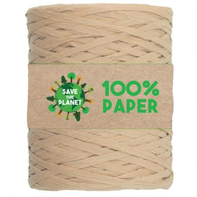Nastro rafia in carta 68295 colore beige