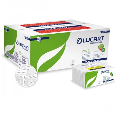 LUCART asciugamani eco piegati a Z da 220 strappi,  23x23,5cm