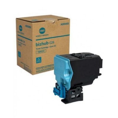 Minolta Toner Originale Ciano A0X5453 (TNP27C)