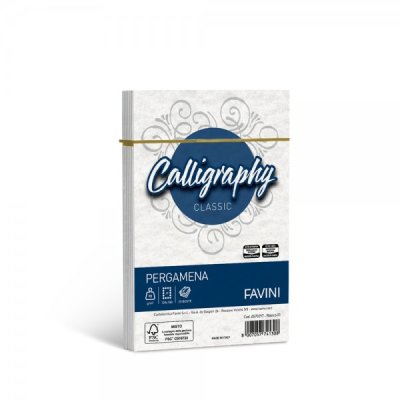 Calligraphy - buste pergamena j7 colore bianco grammatura 90gr