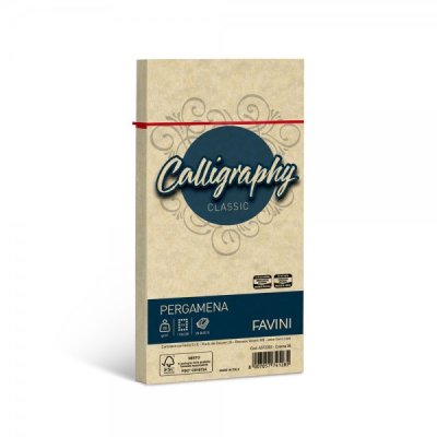 Calligraphy - buste pergamena c4 colore crema grammatura 90gr