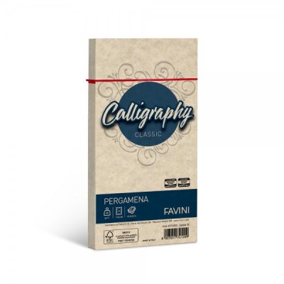 Calligraphy - buste pergamena c4 colore sabbia grammatura 90gr