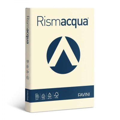 Rismacqua - carta a4 colore avorio grammatura 200gr