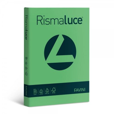 Rismaluce - carta a4 colore verde grammatura 90gr