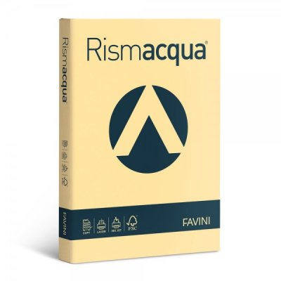 Rismacqua - carta a4 colore camoscio grammatura 90gr