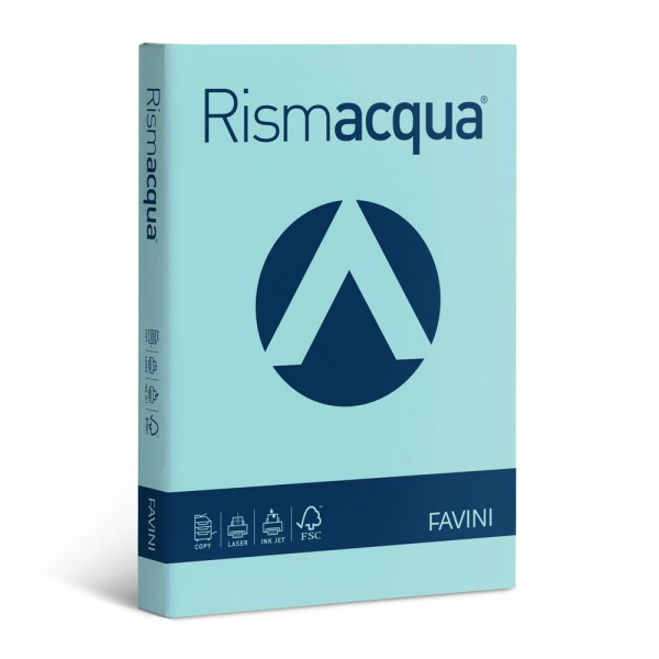 Rismacqua - carta a4 colore celeste grammatura 90gr