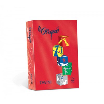 Le cirque - carta a3 colore scarlatto grammatura 160gr