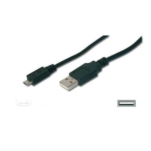 DIGITUS cavo USB 2.0 - micro USB "B" da 1,8mt
