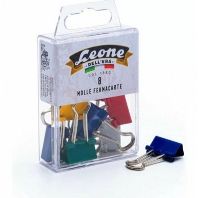 Molle double clips 8pz colore assortiti