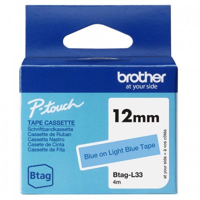 Brother btagl33 nastro blu/azzurro colore blu su azzurro