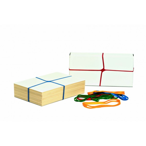 Elastici x-band in gomma colore assortiti