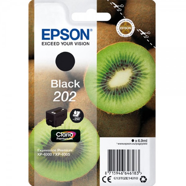 Epson Cartuccia Originale Nero 202 (C13T02E14010)