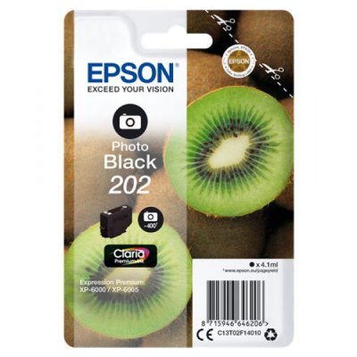 Epson Cartuccia Originale Nero Photo 202 (C13T02F14010)