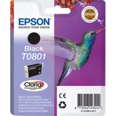 T0801 cartuccia nero colore nero