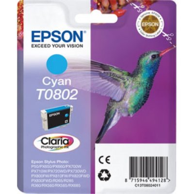 T0802 cartuccia ciano colore ciano