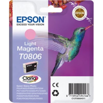 T0806 cartuccia magenta chiaro colore magenta chiaro