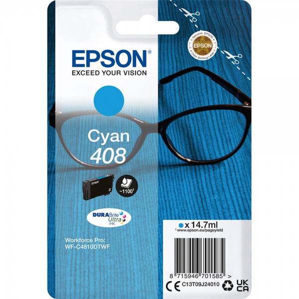 Epson Cartuccia Originale CIANO 408 ( C13T09J24010 )