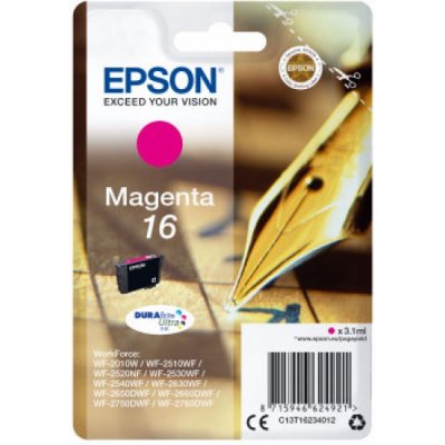 Epson Cartuccia Originale Magenta 16 C13T16234012
