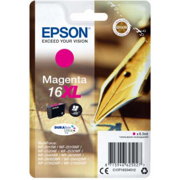 Epson Cartuccia originale Magenta 16XL C13T16334012