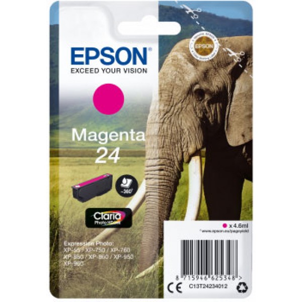 24 cartuccia magenta colore magenta