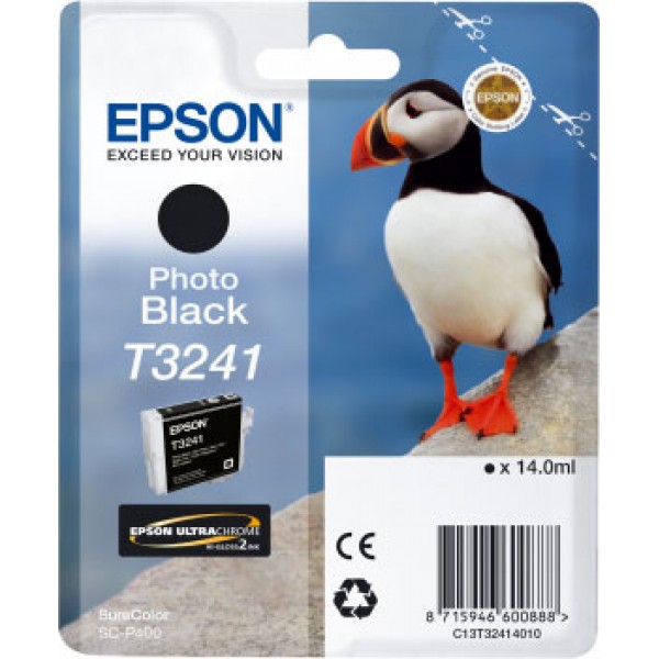 Epson Cartuccia Originale Nero Fotografico T3241 C13T32414010 Photo