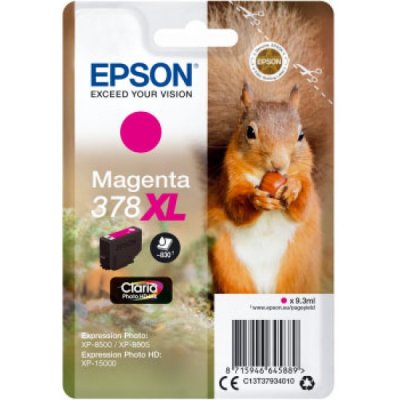 Epson Cartuccia originale Magenta 378XL C13T37934010