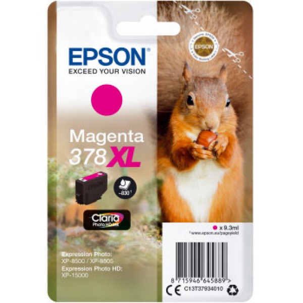 Epson Cartuccia originale Magenta 378XL C13T37934010