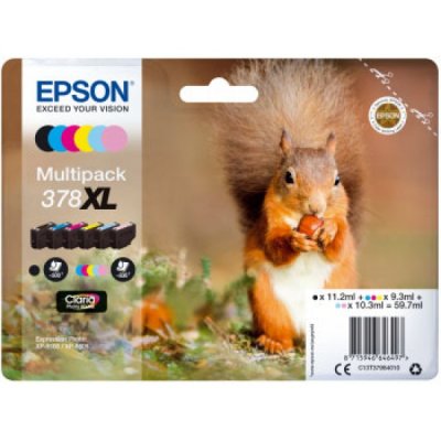 Epson Cartuccia originale Nero Ciano Magenta e Giallo Multipack 378XL C13T37984010