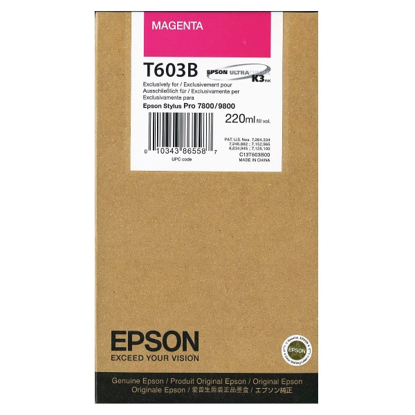 T603b cartuccia magenta colore magenta