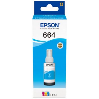 Inchiostro ORIGINALE Epson T6642 (C13T664240) Ciano DYE SPECIFICO 70ml