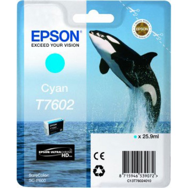 T7602 cartuccia ciano colore ciano