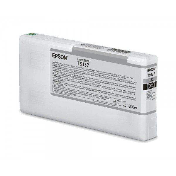 Epson Cartuccia Originale Nero Chiaro T9137 C13T913700 Light