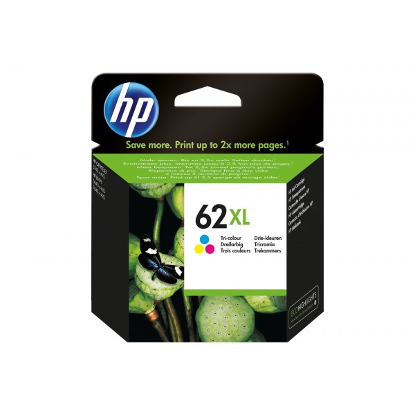 HP Cartuccia originale Colori 62XL (C2P07AE)