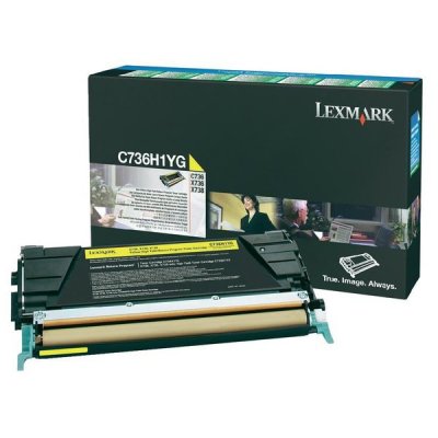 C736h1yg toner return giallo colore giallo