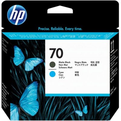 Testina di stampa HP 70 BKM C Nero Matte Ciano (C9404A)
