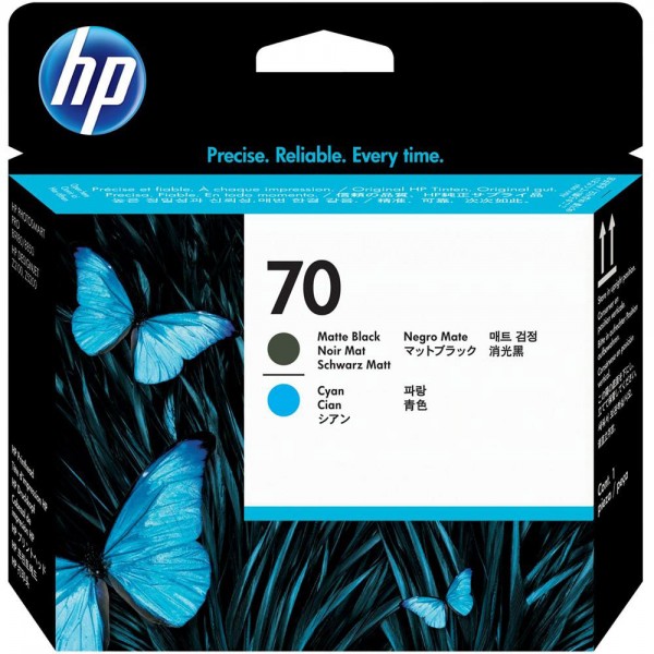 Testina di stampa HP 70 BKM C Nero Matte Ciano (C9404A)