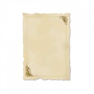 Carta pergamena a4 colore sabbia grammatura 230gr