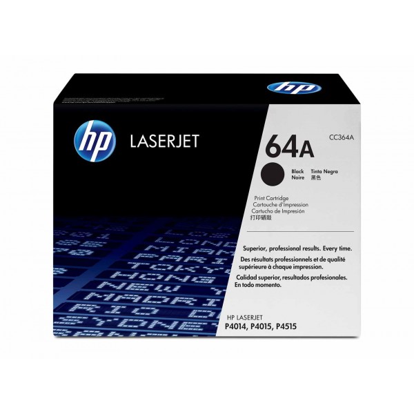 HP toner originale Nero 64A (CC364A)
