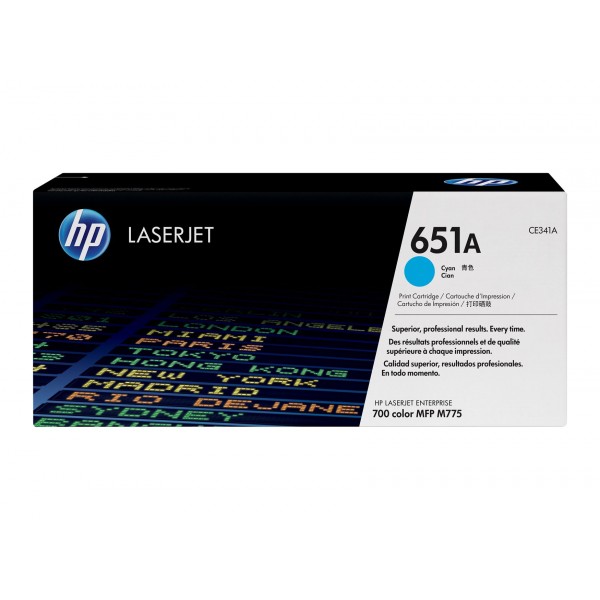 Toner HP 651A Ciano Originale (CE341A)