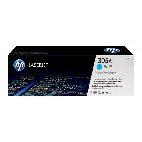 HP toner originale ciano 305A CE411A