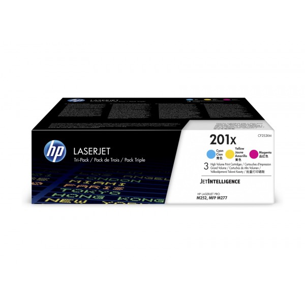 Cf253xm toner multipack cmy colore ciano, magenta, giallo