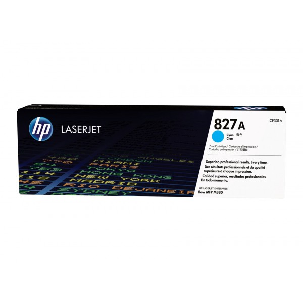 HP Toner originale Ciano 827A (CF301A)