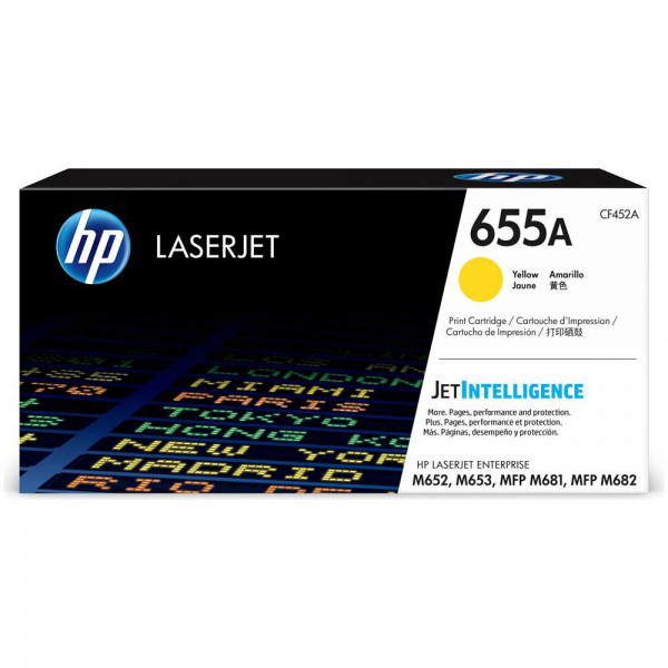 Cf452a toner giallo colore giallo