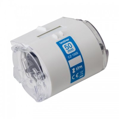 Brother cz-1005 nastro 50mm x 5m colore bianco