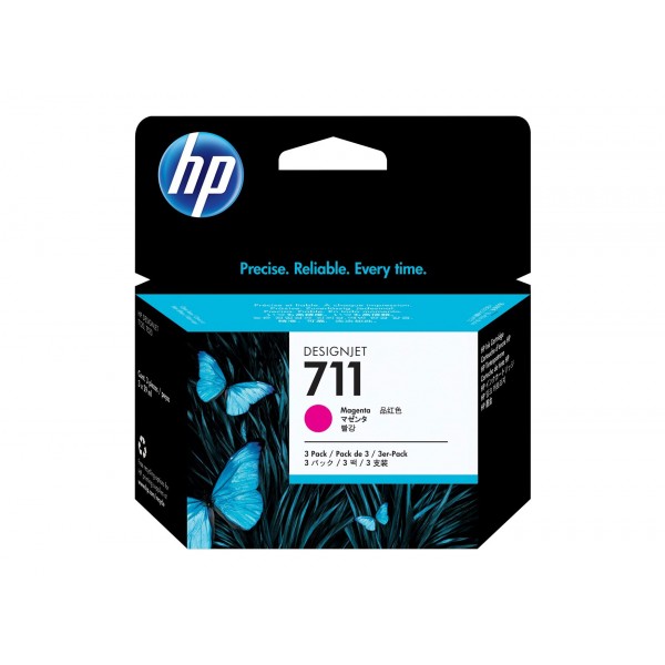 N711 cartuccia 3pz magenta colore magenta
