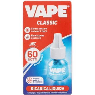 VAPE ricarica per diffusore elettrico mosche, antizanzare comuni e tigre