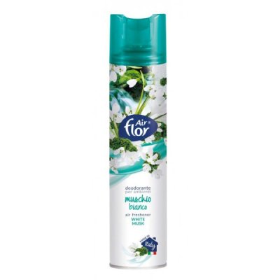 AIR FLOR deodorante spray per ambienti fragranza muschio bianco