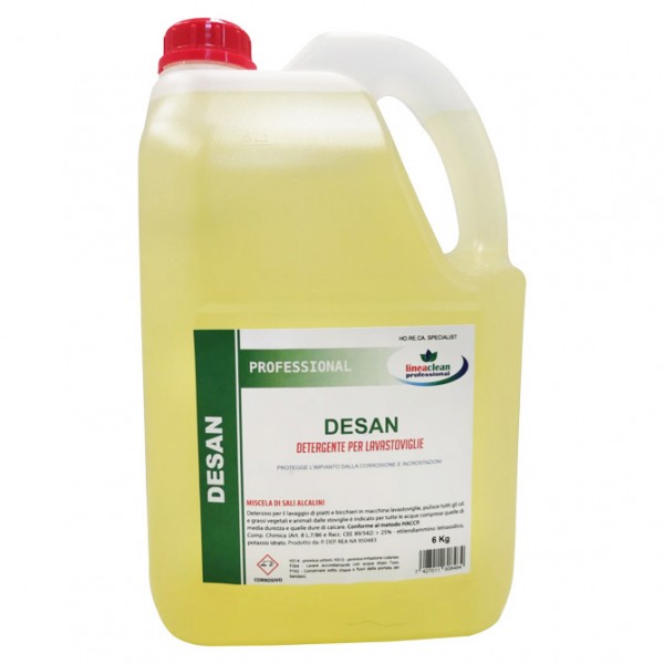 CLEAN PROFESSIONAL detersivo liquido per piccole e grandi lavastoviglie, inodore ed incolore